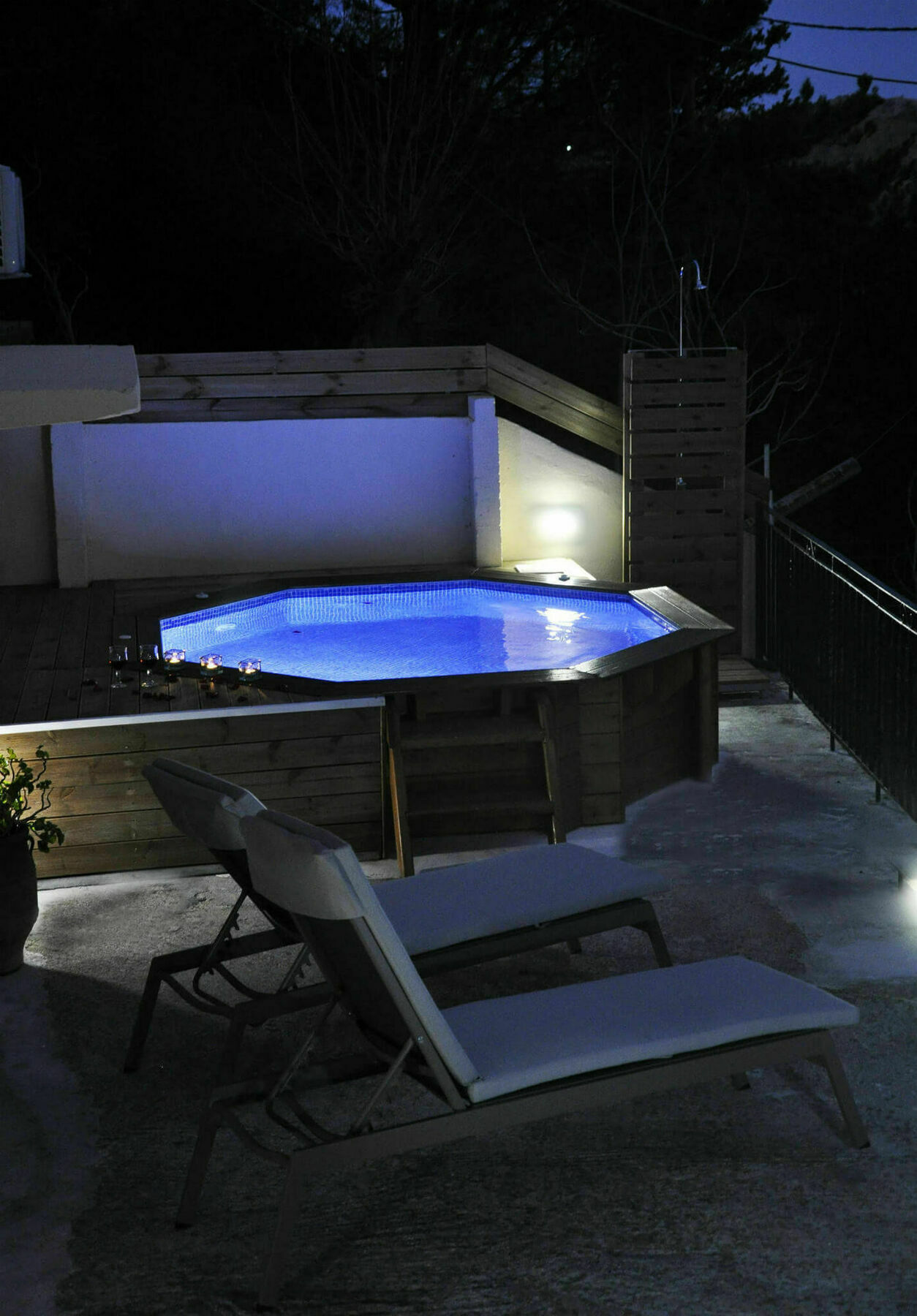 Villa Lakki Heated Round Pool Jacuzzi Lakkoi Exterior foto